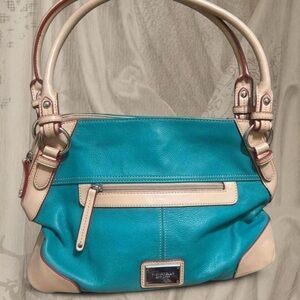 Authentic Tignanello 1989 turquoise purse